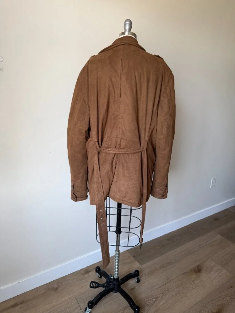 Robert Comstock Suede Jacket XXL | Safari Field Coat | Tan Brown | Vintage